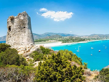 Reise nach Sardinien